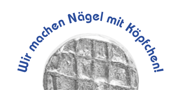Holzbau Stocks Slogan Nägel mit Köpfchen
